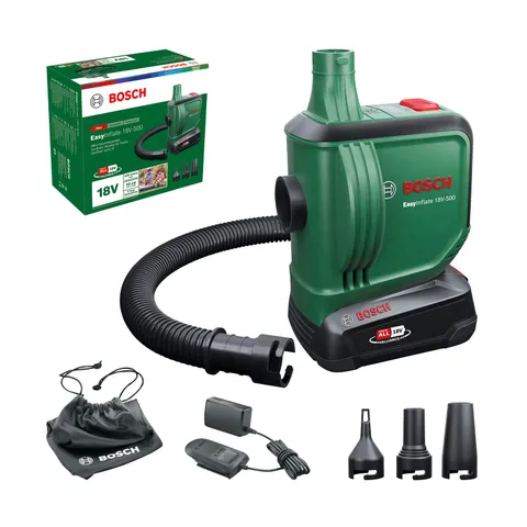 Bosch Compressore a batteria/Compressore per materassini EasyInflate 18V-500 (1 batteria