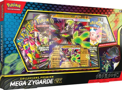Pokémon: collezione premium Mega Zygarde-ex del GCC Pokémon (una carta promozionale, una