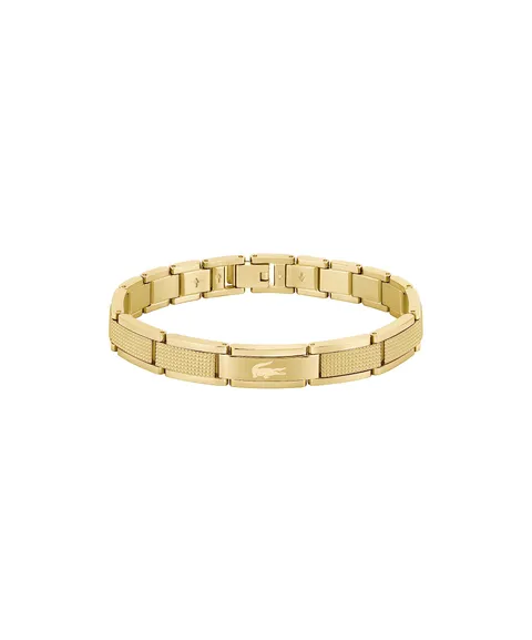 Lacoste Bracciale STENCIL Acciaio Inossidabile Oro