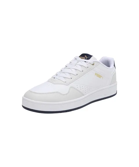 PUMA Unisex Court Classic Scarpe da ginnastica, Puma White Vapor Gray Puma Navy, 40 EU