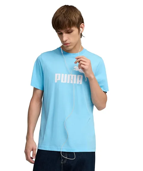 PUMA Ess No. 1 Logo Tee (s) Vibrant Blue