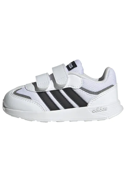 adidas Unisex - Bimbi 0-24 Tensaur Switch Shoes Infants, Ftwr White/Core Black/Grey