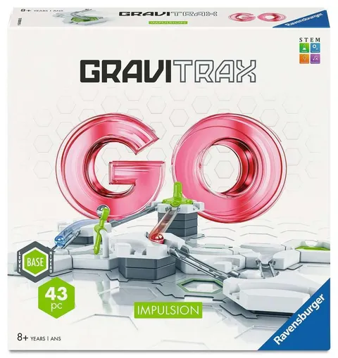 Ravensburger - GraviTrax: Go Impulsion, Pista biglie 43 pezzi, Rompicapo bambini e