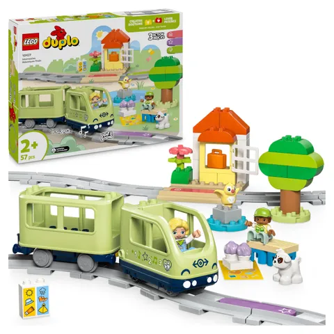 LEGO Duplo Treno d’Avventura Interattivo - Giochi Didattici per Bambini e Bambine da 2