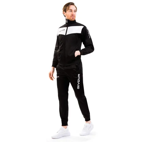 Givova TUTA VISA Triacetato NERO/Bianco Tg. 3XL