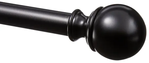 Amazon Basics Bastone per tenda estensibile con terminali a sfera, diametro 19 mm, da 183