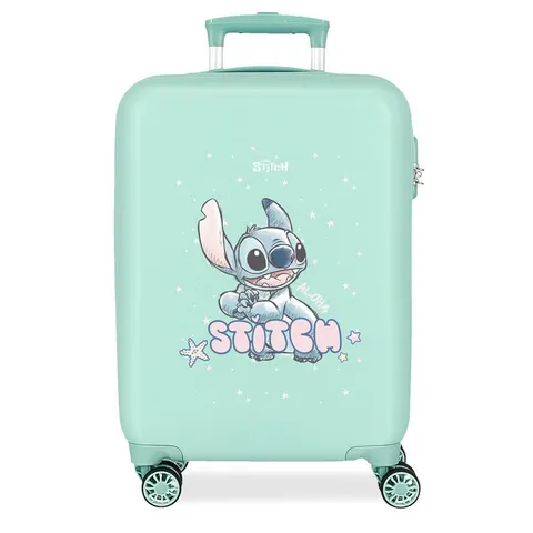 Disney Lovely Stitch Valigia Cabina Blu 38 x 55 x 20 cm Rigida 2,6 kg Chiusura a