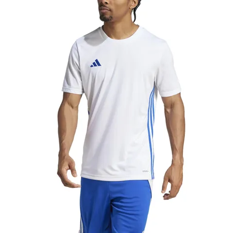 adidas Uomo Tabela 23 Jersey Shirt, White/Team Royal Blue, 3XL