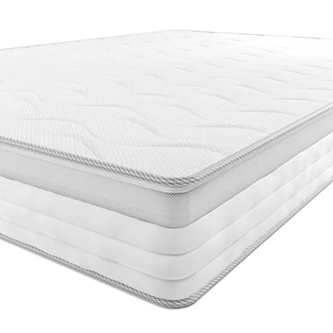 Amazon Basics Materasso Matrimoniale a molle insacchettate a 7 zone, Medio-rigido (H3)