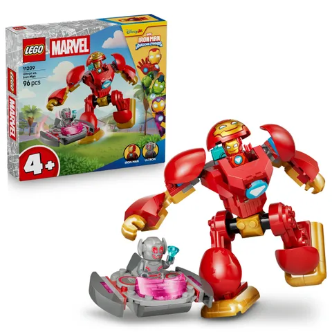 LEGO | Marvel Ultron vs. Iron Man - Giocattolo da Supereroi con Action Figure Mech e 2