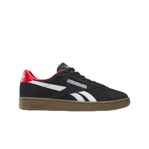 Reebok Unisex Club C Grounds UK Sneaker, Black/Ftwrwhite/Gum, 41 EU