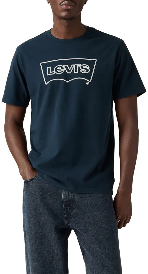 Levi's Graphic Crewneck Tee Ssnl BW Rope Navy B, Tbd11, XL