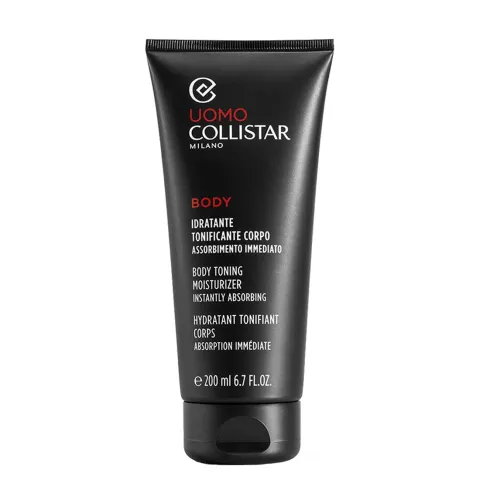Collistar Crema Uomo Idratante Tonificante Corpo, Crema-Gel Fresca, Idratante e