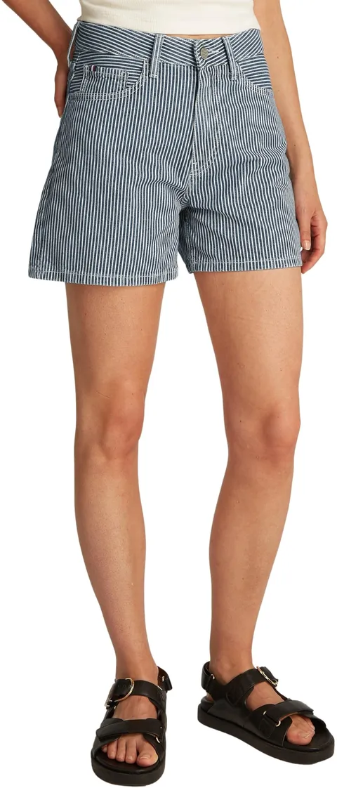 Tommy Hilfiger Donna Pantaloncini in Jeans Mini Jaz Vita Alta, Multicolore (Jaz), 28W