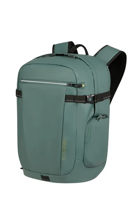 American Tourister Upventure - Backpack per laptop 15,6 pollici, 44 cm, 26,5 L, verde