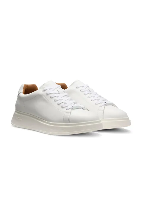 BOSS Uomini Bulton_Runn_lt_N Sneaker Bianco 43 EU