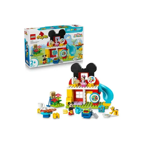 LEGO Duplo Disney La Casa di Topolino con Minnie e Pluto Giocattolo - Gioco Didattico per