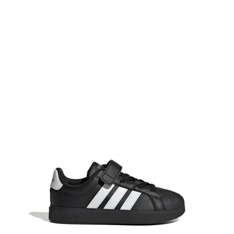 adidas Unisex - Bambini e Ragazzi Streettalk Children Shoes, Core Black/Ftwr White/Gold