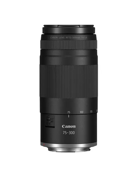 Canon RF 75-300mm F4-5.6 | Obiettivo Zoom Teleobiettivo per Fotografia Sportiva e di Fauna Selvatica | Con Motore di Autofocus e Rivestimento Super Spectra | Compatibile con Fotocamere Canon EOS R
