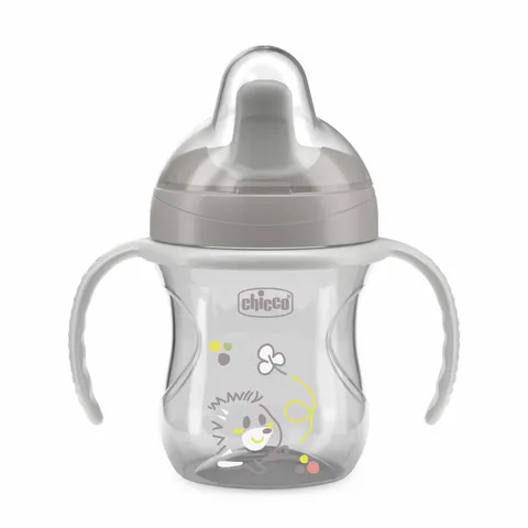 Chicco Training Cup Bicchiere Antigoccia Grigio