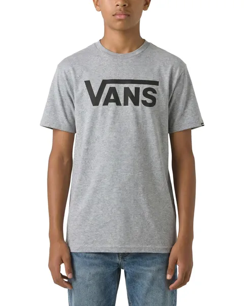 Vans Classic Drop V SS Crew Tee-B, Athletic Heather, 12, Grigio (Athletic Heather), 12-14 Anni