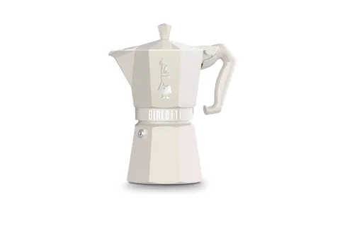 Bialetti Moka Exclusive, Crema per 6 tazze, per uso diretto sul fuoco (caffettiera