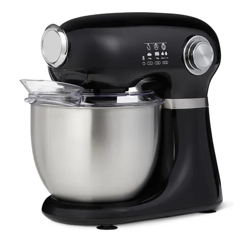Amazon Basics Mixer con supporto, impastatrice e planetaria, con ciotola da 5 l, 12