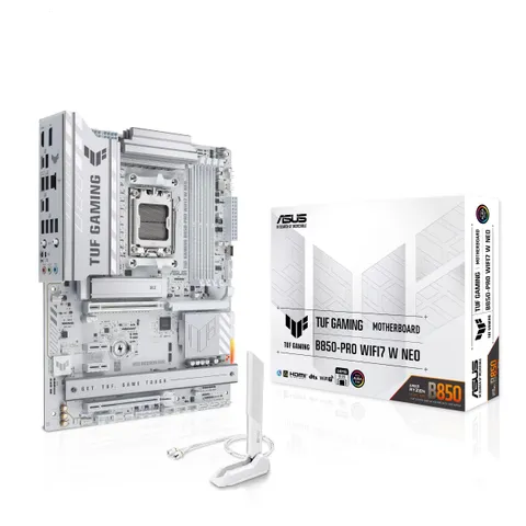 ASUS TUF Gaming B850-PRO WiFi7 Neo, Scheda Madre AMD ATX, 14+2+1 Fasi Alimentazione, Slot
