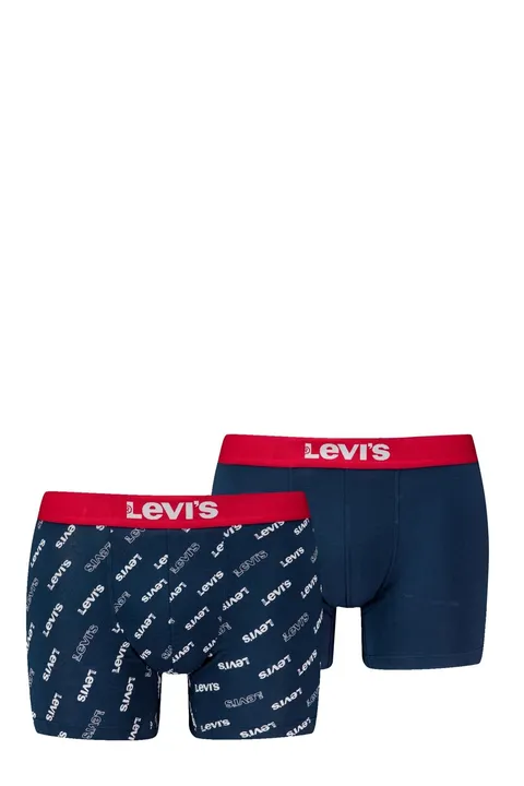 Levi's Boxer, Biancheria Intima Uomo, Blu/Bianco/Rosso, S