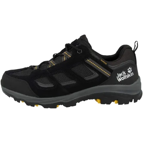 Jack Wolfskin Vojo 3 Texapore Low M, Scarpe da Escursionismo Uomo, Black/Burly Yellow Xt