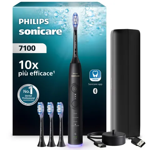 Philips Sonicare 7100 Spazzolino Elettrico Nero