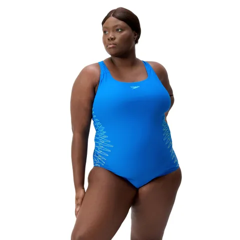 Speedo Donna Plus Size Eco Endurance+ Medalist | Chlorine Resistance | Recycled Fabric