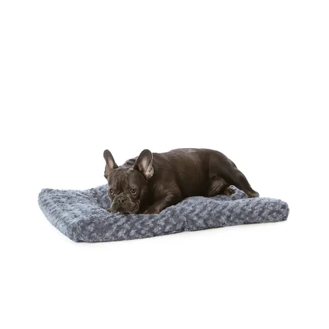 Amazon Basics Lavabile in lavatrice Materassino per Cane animali domestici - grigio con