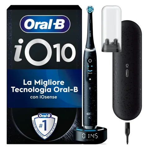 Oral-B iO 10 Spazzolino Elettrico Ricaricabile Nero