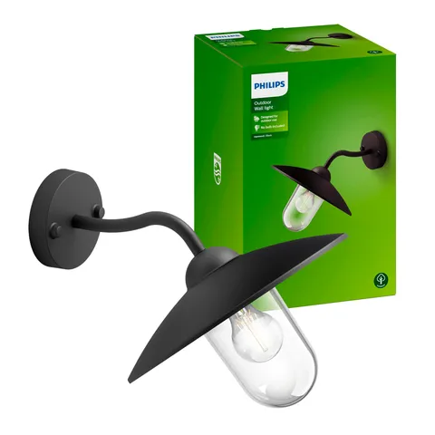 Philips Hammock Applique LED da Esterno IP44, Nero