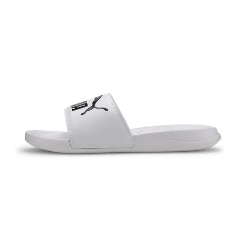 PUMA Popcat 20, Pantofole Unisex - Adulto, Puma White Puma Black, 49.5 EU