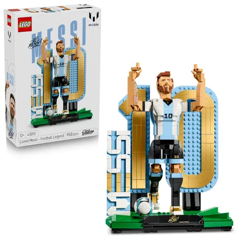 LEGO Editions Lionel Messi - Leggenda del Calcio Giocattolo - Kit Modellismo con Action