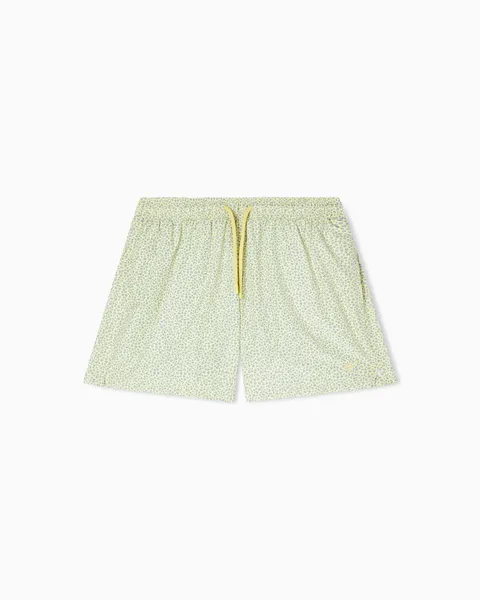 Emporio Armani Boxer Uomo Fantasia Giallo XL