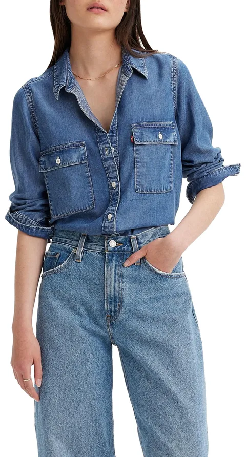 Levi's Doreen Utility Magliette in Tessuto, in Toppe 2, XXS Donna