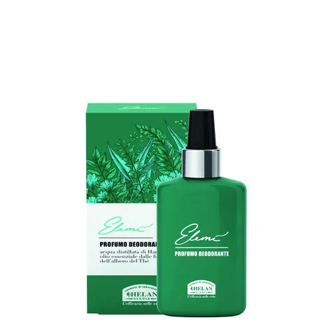 Helan, Elemì, Deodorante Uomo Spray, Naturale e Delicato senza Sali di Alluminio, Fresco