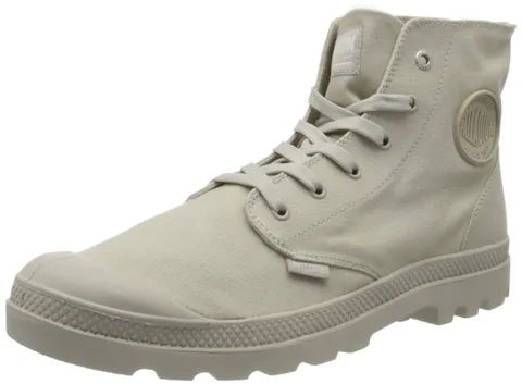 Palladium Pampa Monochrome, Stivali Sneaker Unisex - Adulto, Grigio, 46 EU