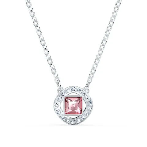 Swarovski Collana Una Angelic, Rosa, Placcato rodio