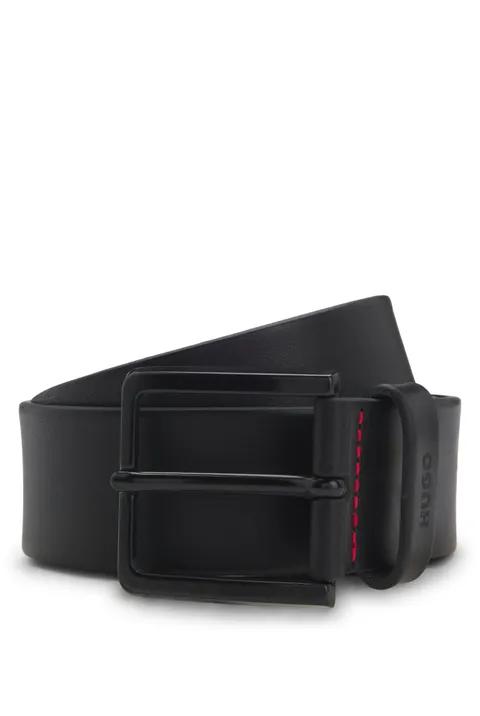 HUGO Gionio_sz40, Cintura Uomo, Nero (Black 001), 4 (Taglia Produttore: 80)