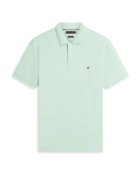 Tommy Hilfiger Polo Stagionale Uomo Cotone Liquido Reg Mw0Mw39994, Verde, S