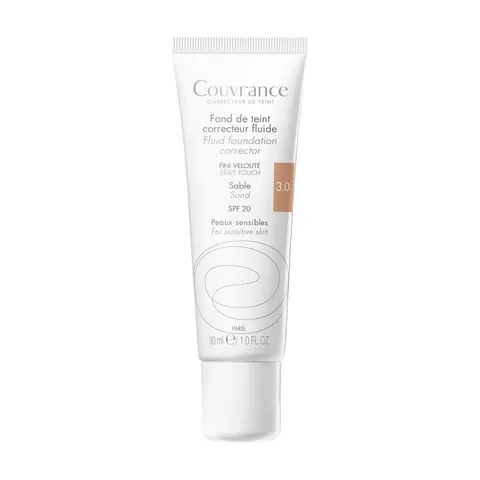 Avene - Avene Couvrance Fondotinta Fluido 3.0 Color Sabbia SPF 20 Tubo 30ml - 940885609