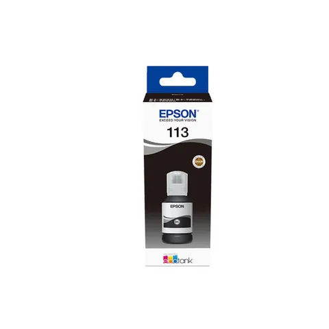 Epson Claria ET Premium, Serie 113, Inchiostro per Stampanti EcoTank, Single Pack 1 Colore (Nero), 127ml, Stampa fino a 2300 fotografie con un set