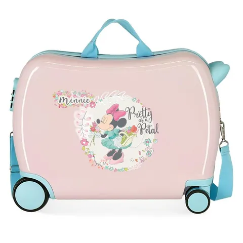 Disney Minnie Florals Valigia per bambini rosa 50 x 38 x 20 cm rigida ABS chiusura a