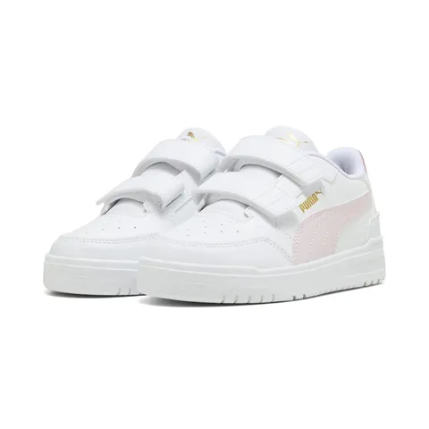 PUMA Sneakers dal Profilo Basso Shuffle Downtown per Bambini 35, White Powder Pink