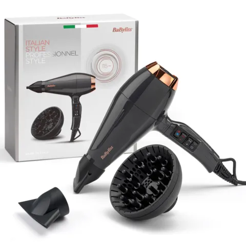 BaByliss Asciugacapelli MADE IN Italy Air Pro, Motore AC Phon Capelli Professionale