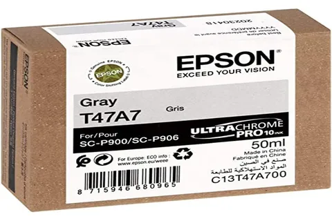 Epson C13T47A700 Inchiostro Grigio, 50 Ml